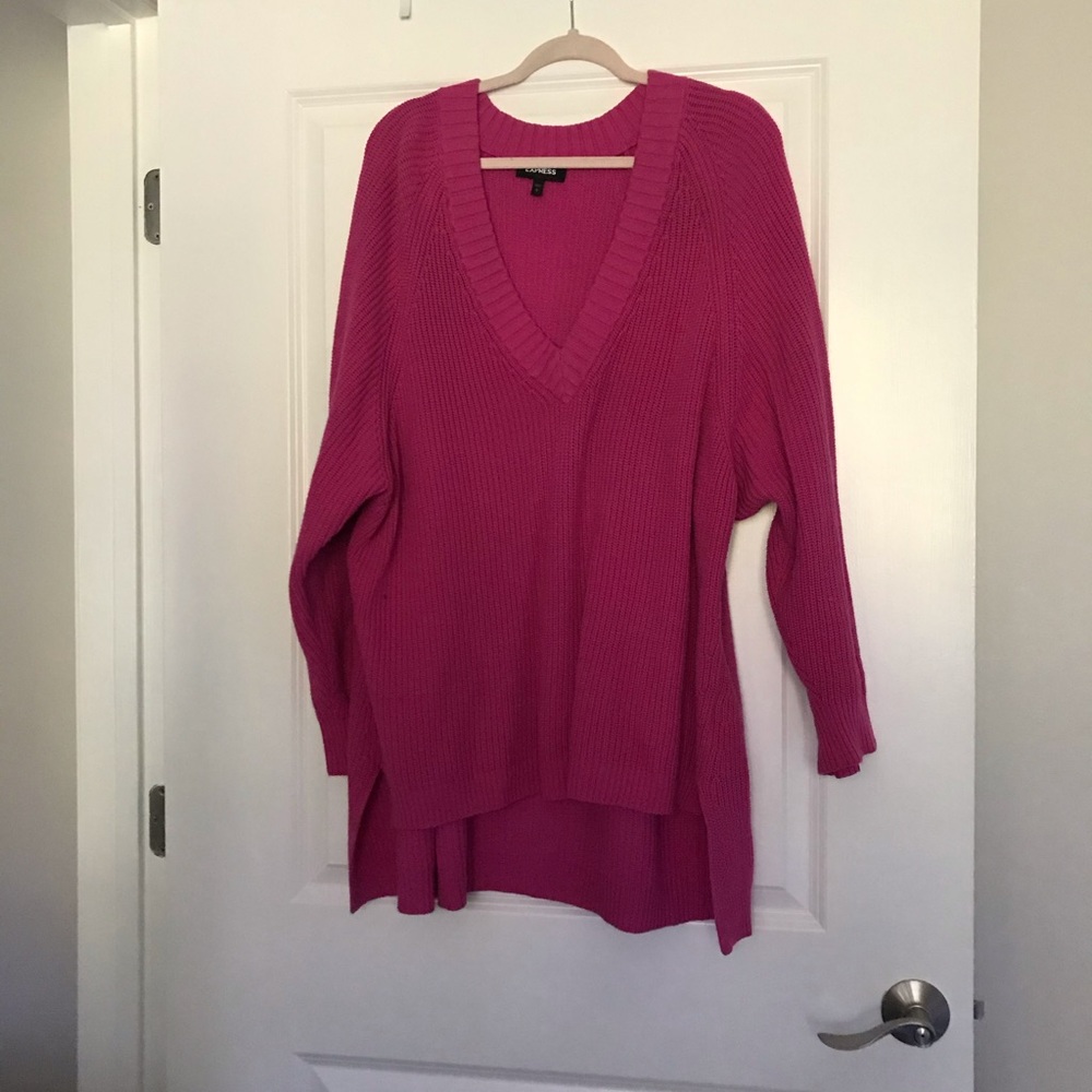 Pink sweater from express
